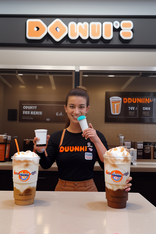 how much caffeine in dunkin iced coffee