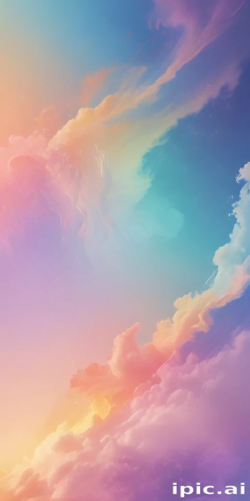 rainbow pastel background
