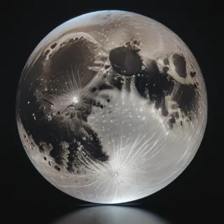 transparent moon