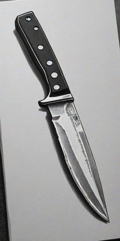 knife drawing
