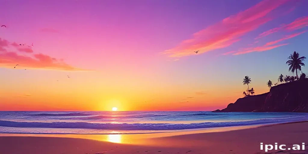 cute sunset wallpaper