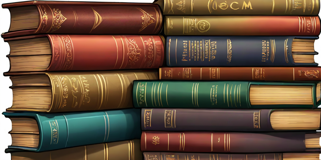 books stacked clipart