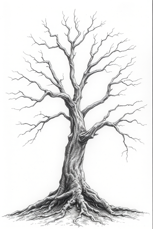 dead tree drawings