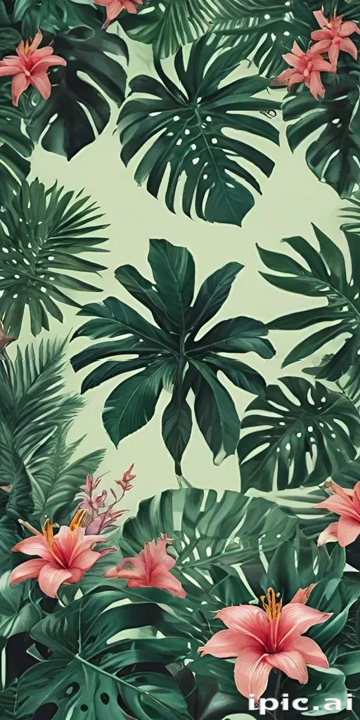 tropical iphone wallpaper