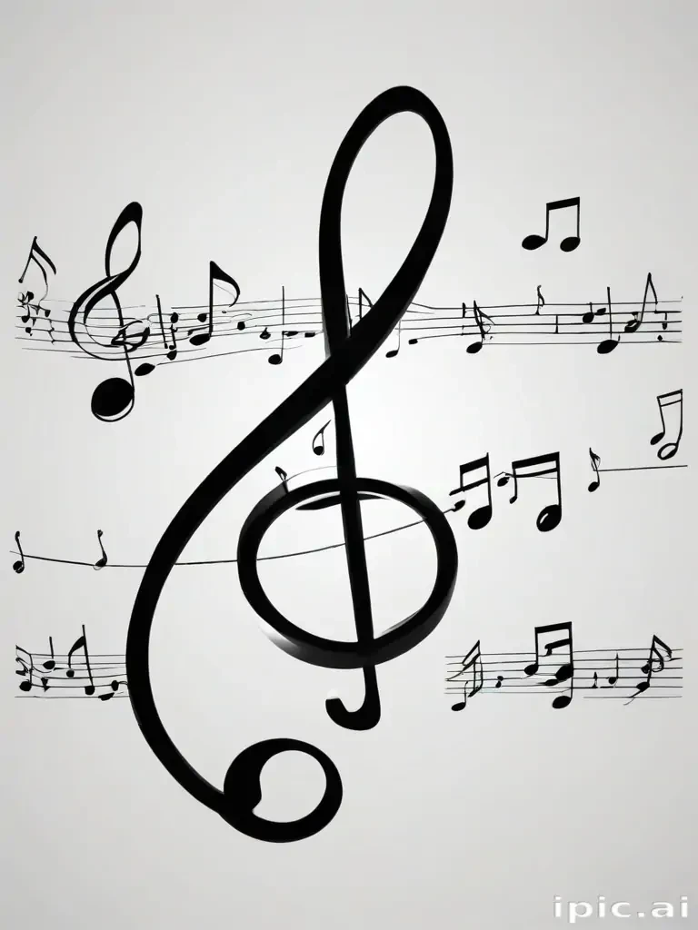 music notes transparent