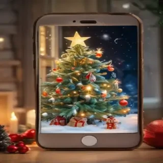 cute christmas phone wallpaper