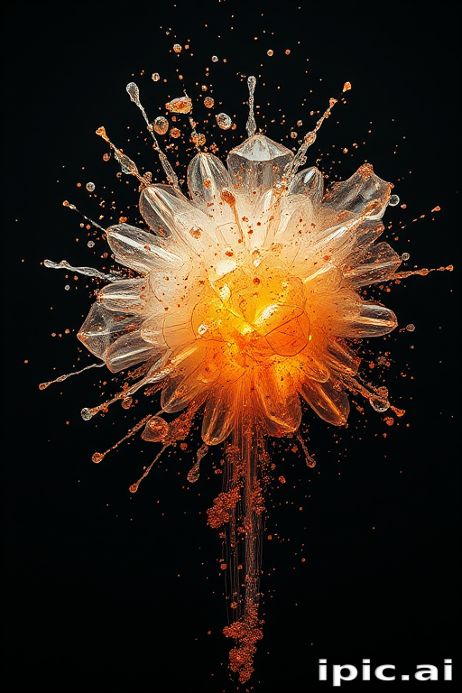 transparent explosion