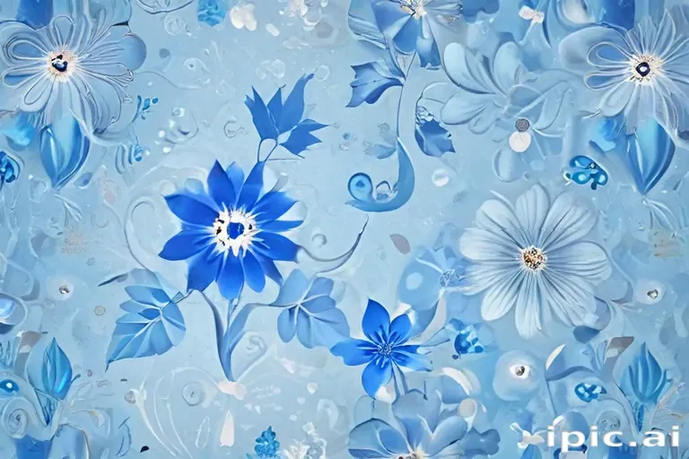 background blue flower