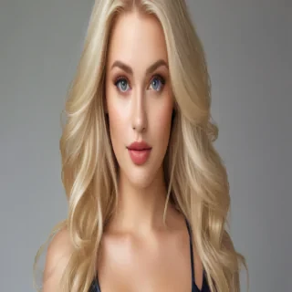 curvy blonde