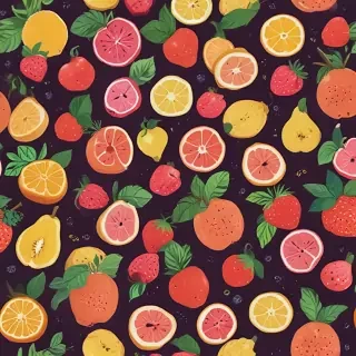 aesthetic fruit background