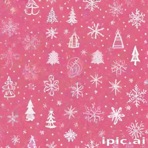 christmas wallpaper pink