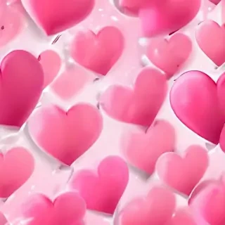 pink heart background