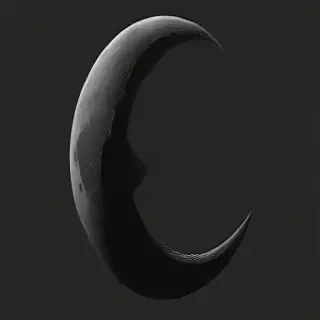 crescent moon transparent background
