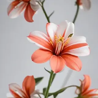 flower with white background