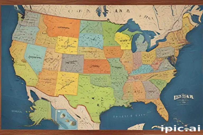 map of usa