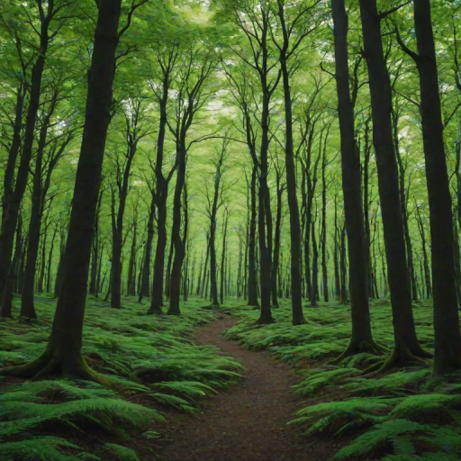 green forest aesthetic