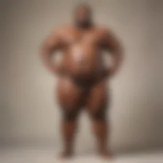 black fat man
