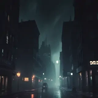 dark city background