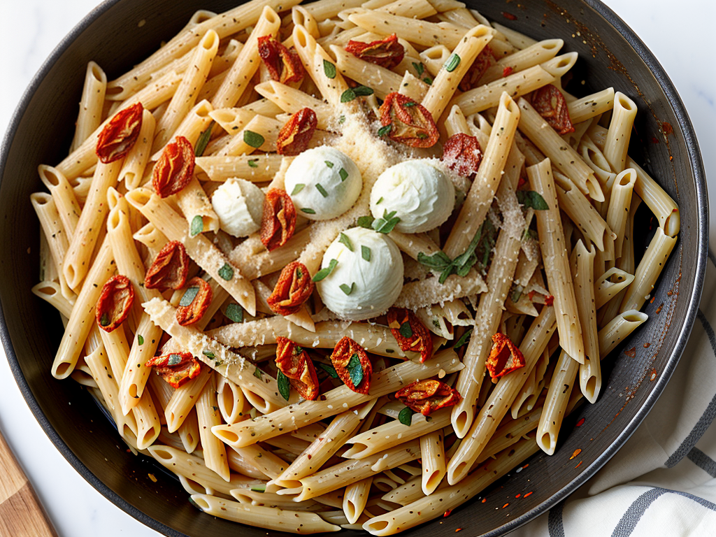 sundried tomato and artichoke pasta