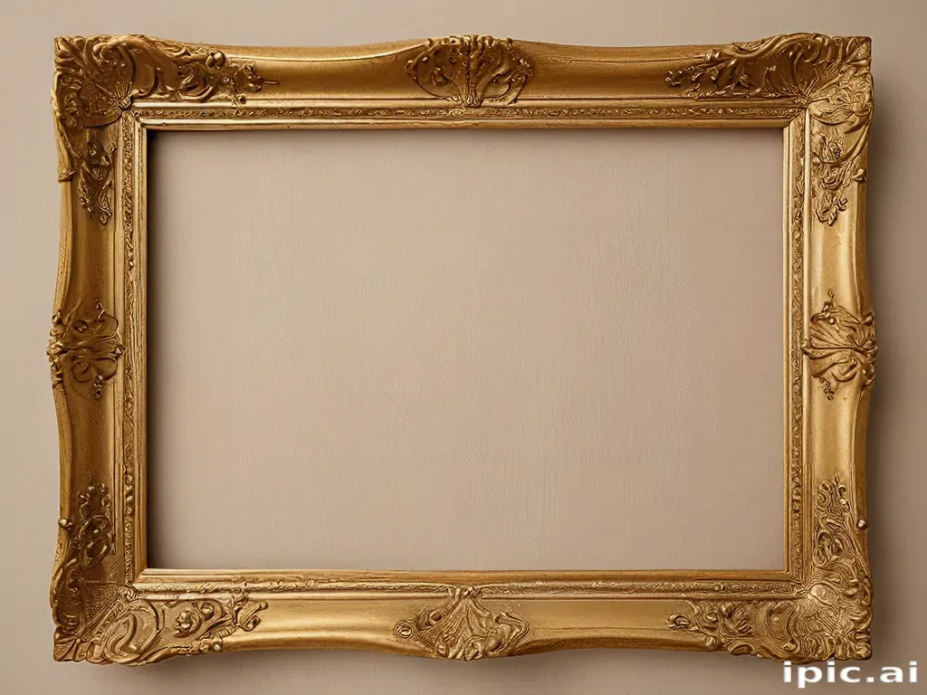 fancy gold frame