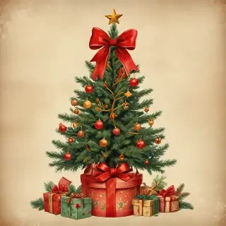 merry christmas images vintage