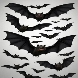 halloween bats png