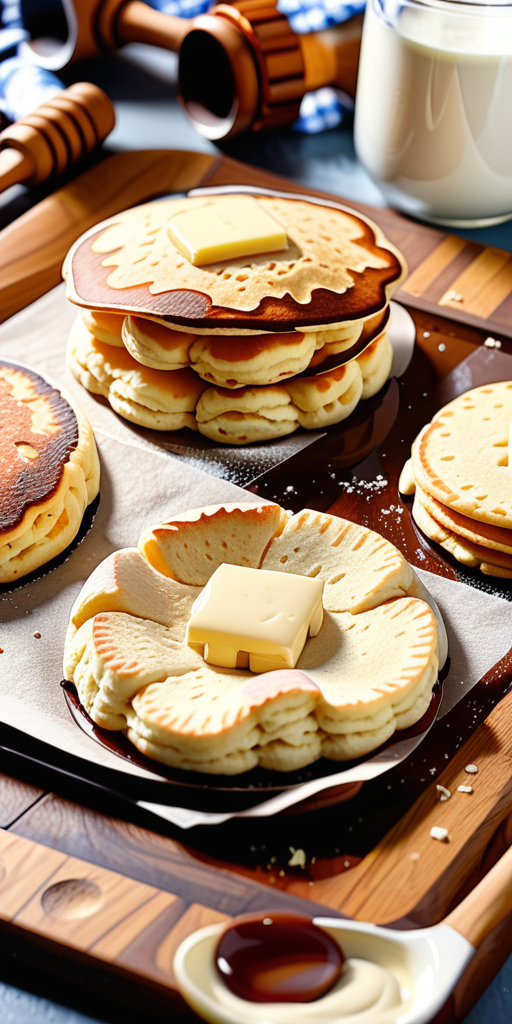 making biscuits using pancake mix