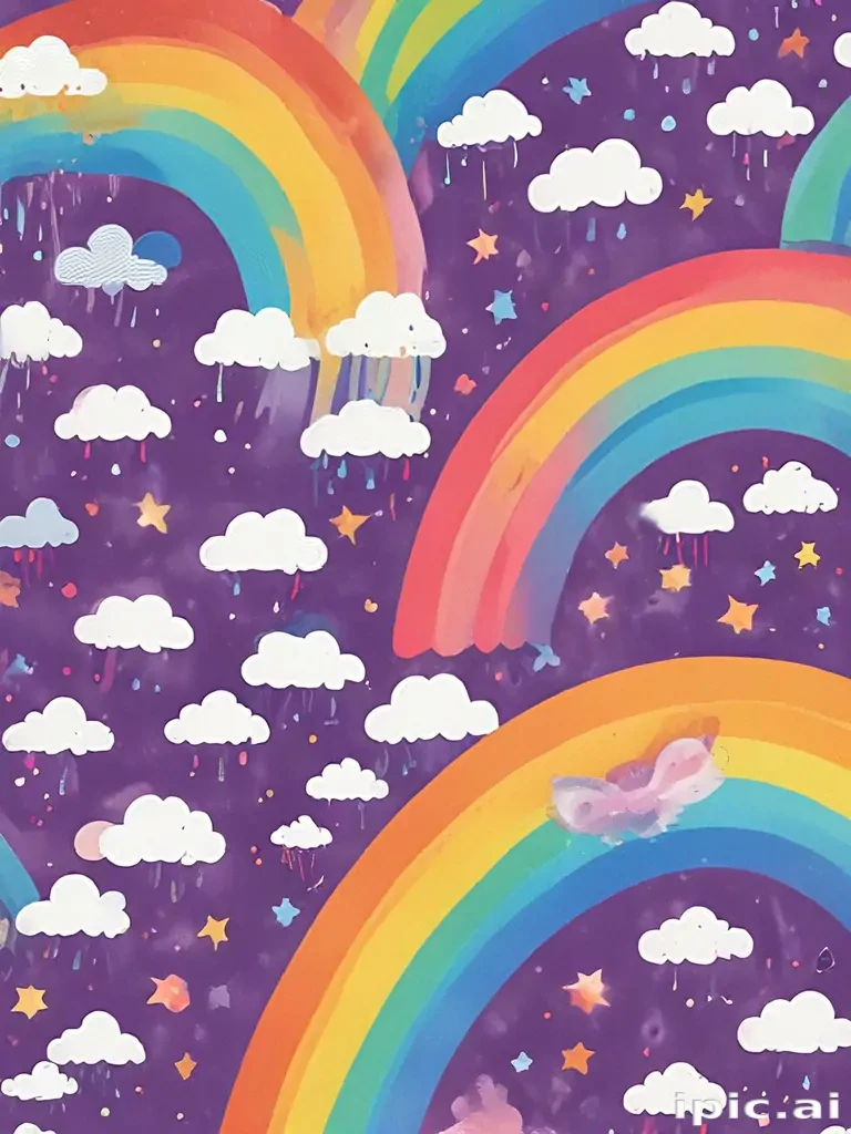cute rainbow wallpaper