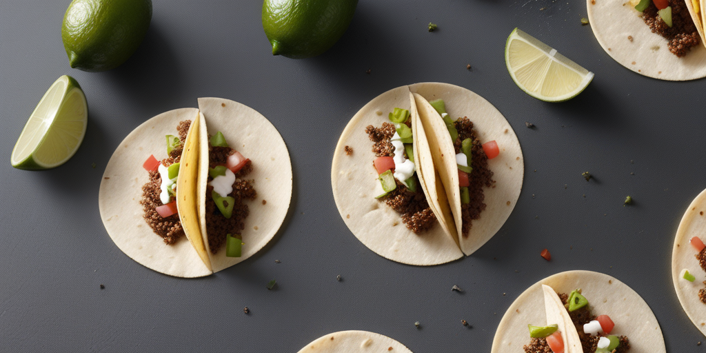 taco topper infused with lime