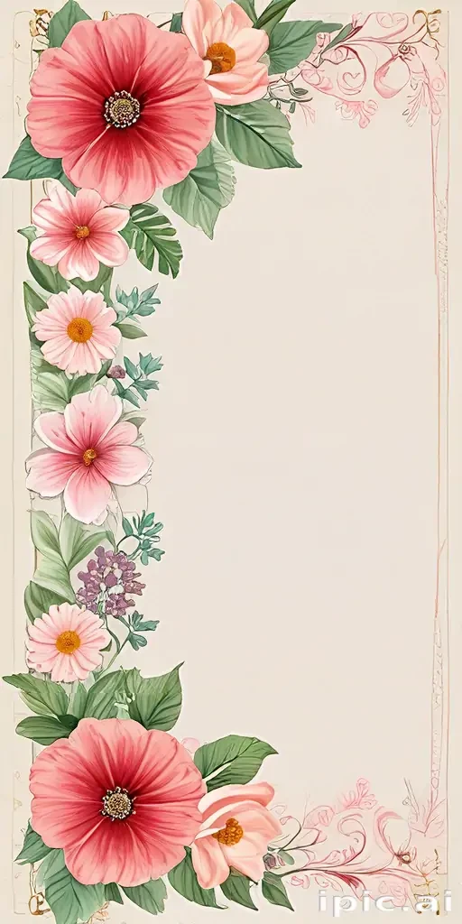 clipart borders flowers