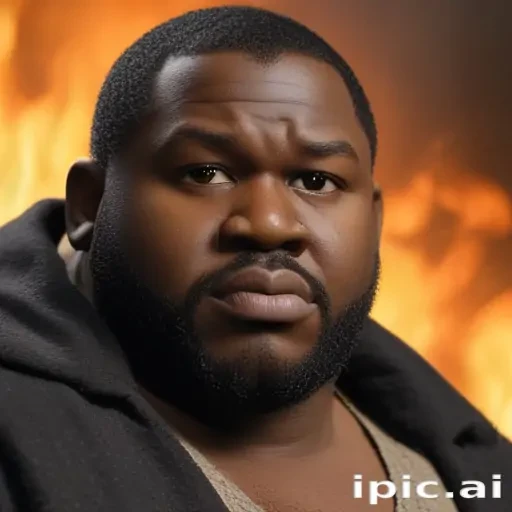 black fat man