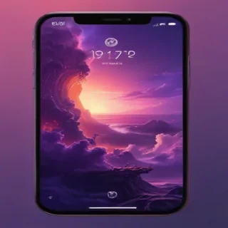 aesthetic wallpapers iphone purple