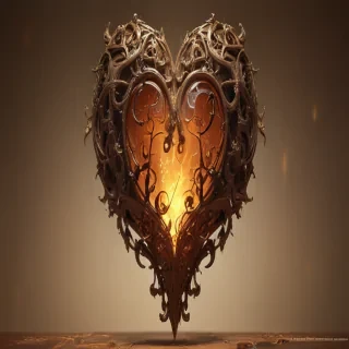 brown heart