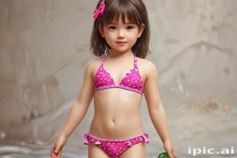 ai art little girl bikini