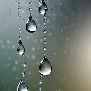 water droplets transparent
