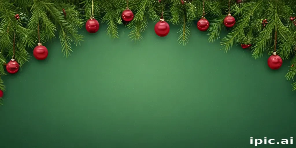 green christmas background