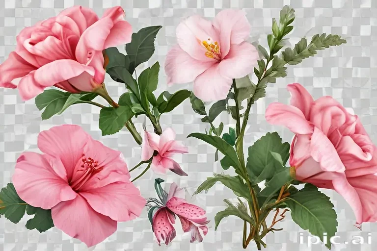 realistic flowers png
