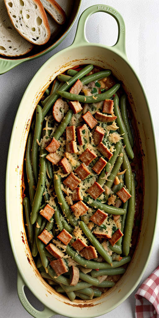 green bean and sausage casserole