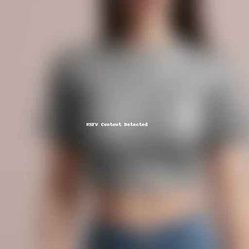crop top shirt mockup