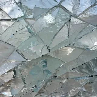 broken glass overlay