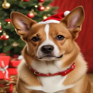dog christmas backgrounds