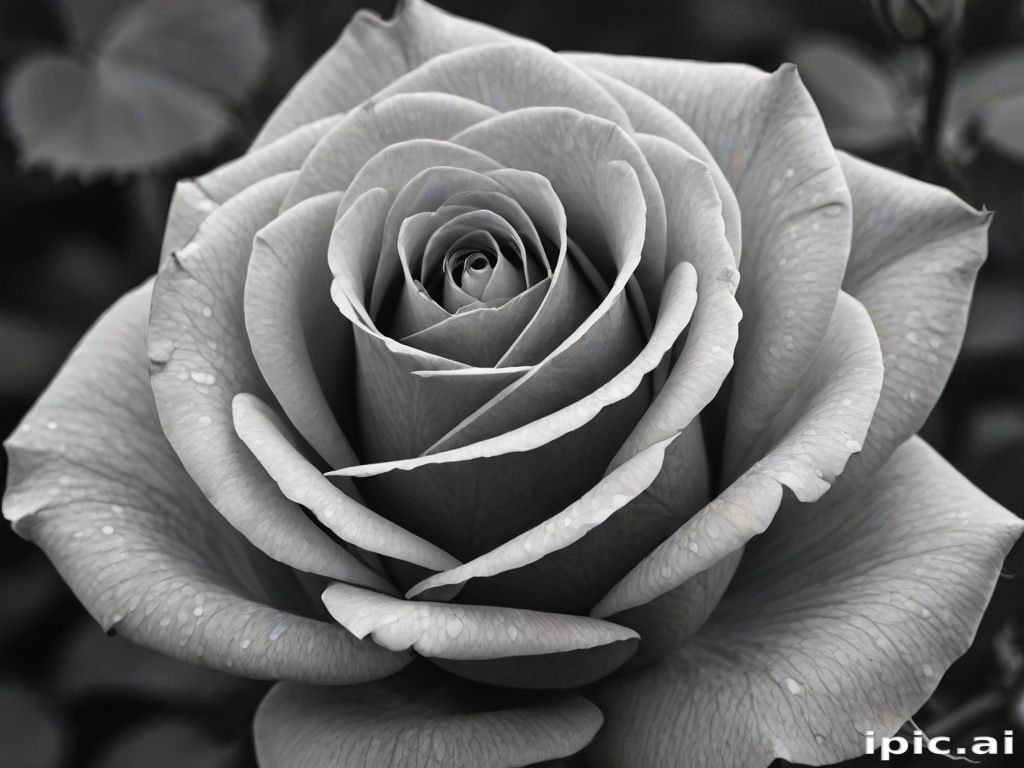 rose pictures in black and white