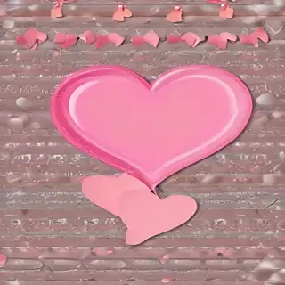 pink heart clipart
