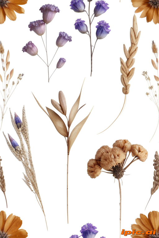 dried flowers png