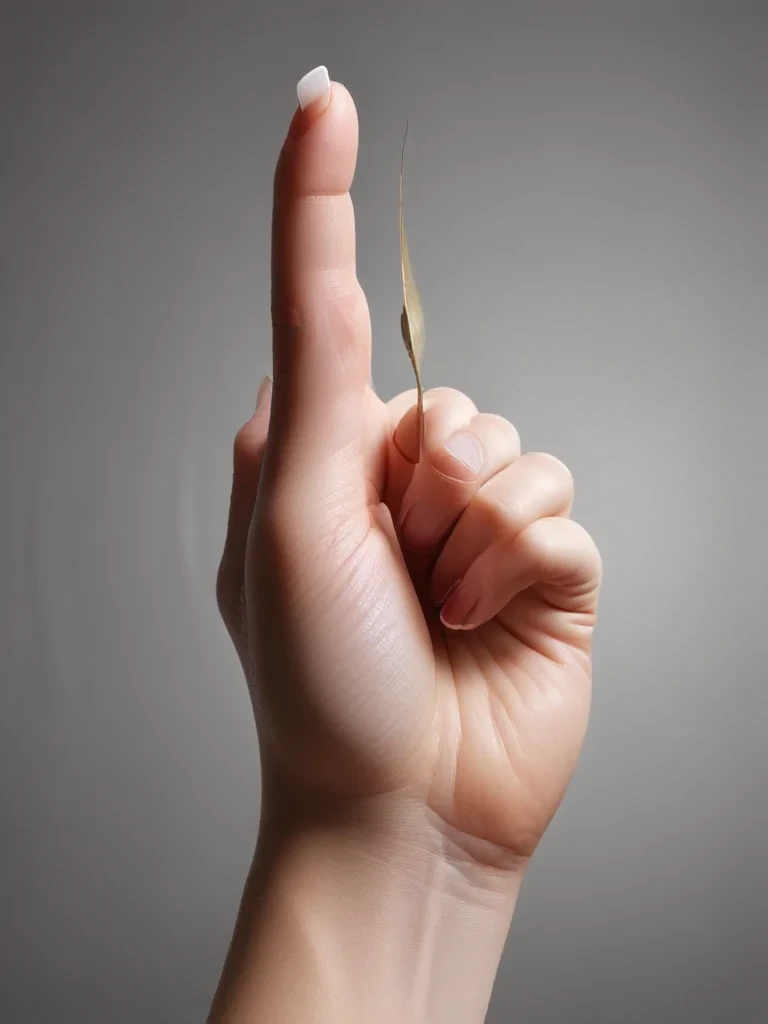 point finger png