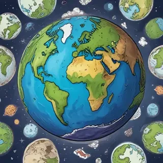 earth cartoon photo