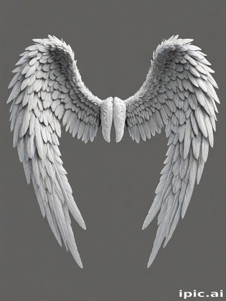 realistic angel wings png