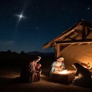 free nativity scene background images