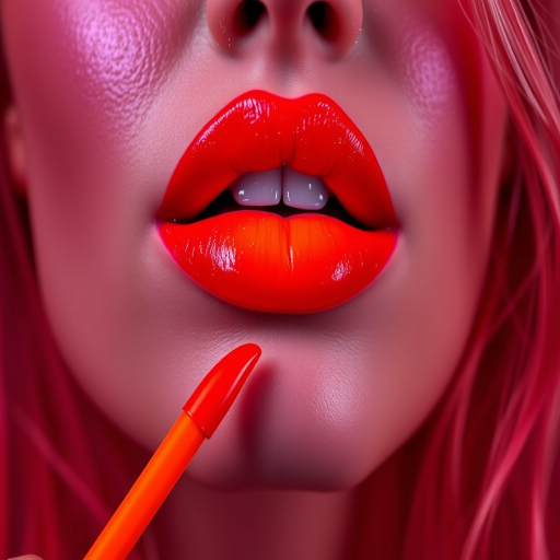 Daring "Neon Flame" lip ink provides an electrifying orange-red hue with incredible staying power, ideal for making a bold statement at concerts and festivals
