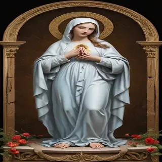 virgin mary clipart
